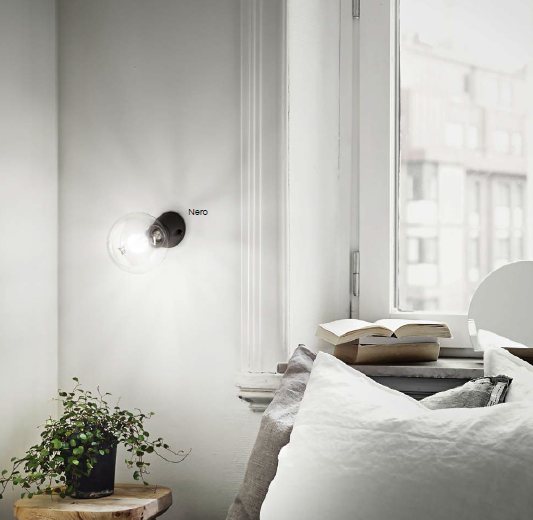 Kinkiet Ideal Lux 155142 WINERY PL1 NERO