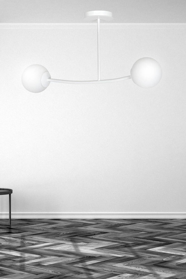 Sufitowy plafon HALLDOR 2 WHITE biały (1025/2) - Emibig