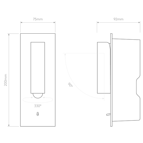Oprawa Ścienna Astro Fuse 1215148