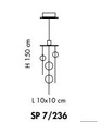Lampa Wisząca Sillux NIAGARA SP 7/236 31 chrom