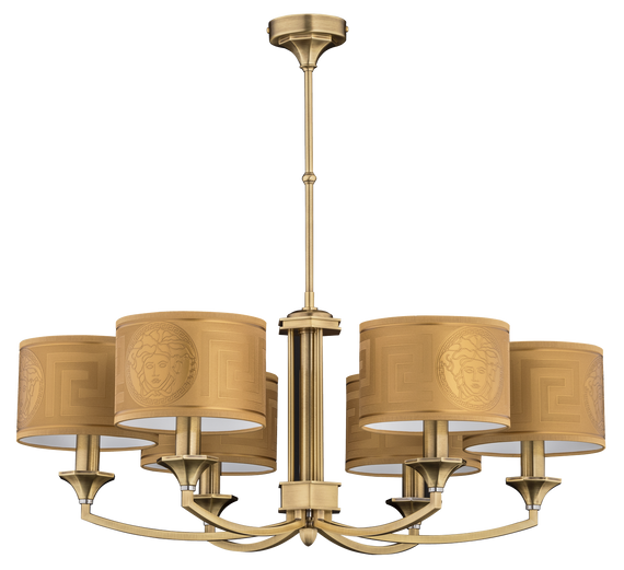 Żyrandol Kutek Decor DEC-ZW-6(P/A) Patyna