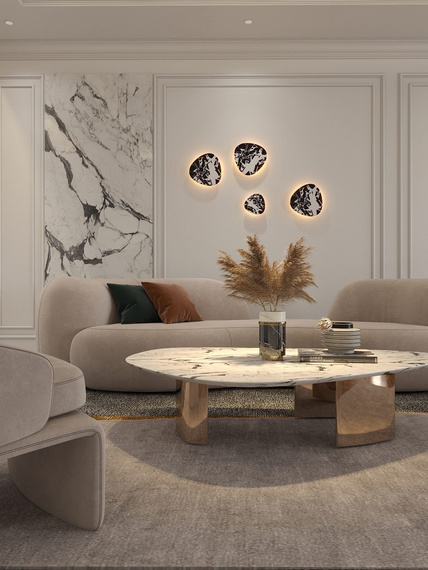 Kinkiet Maxlight W0391 Marbles 6W Czarny