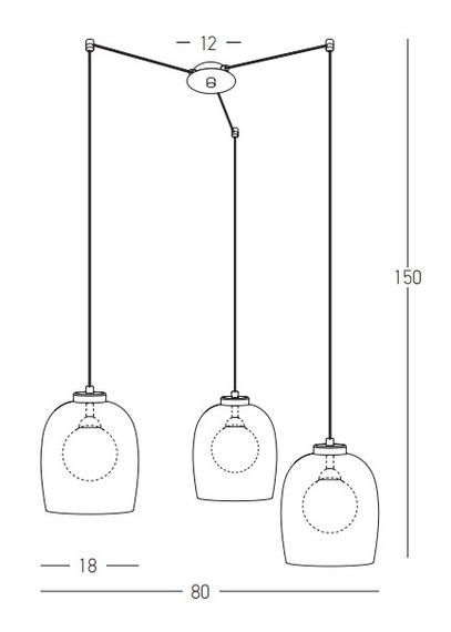 Żyrandol Zambelis 22145