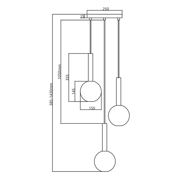 Lampa Wisząca Milagro Niko ML0333