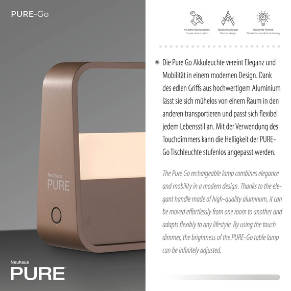 Lampa Biurkowa Paul Neuhaus Pure Go 003902-031700