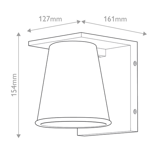 Oprawa Ścienna Elstead Lighting HK-HANS-S-WHT