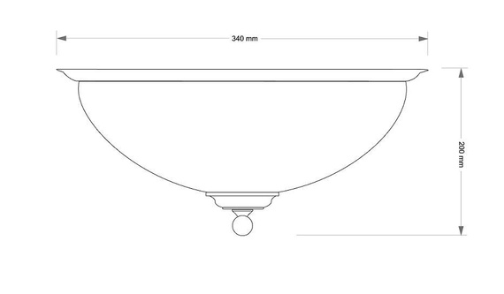 Plafon Kutek Lido LID-PL-2(P)