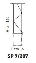 Lampa Wisząca Sillux MURANO SP 7/207 16 cm