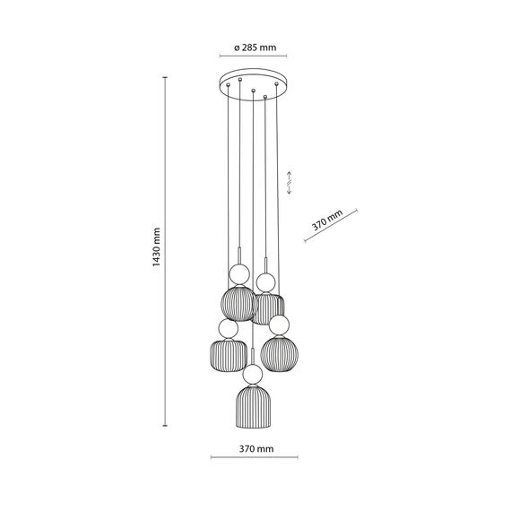 Żyrandol TK Lighting Sophia 11149