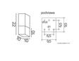 Plafon Cube CB-MAX S DG SU-MA 