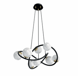 Oprawa wisząca Zuma Line  MD4922-8-EBGN Nisyro