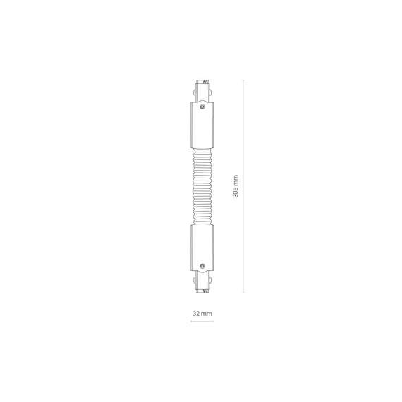 Złącze giętkie do szynoprzewodu Nowodvorski Ctls Power Flex Connector 8698