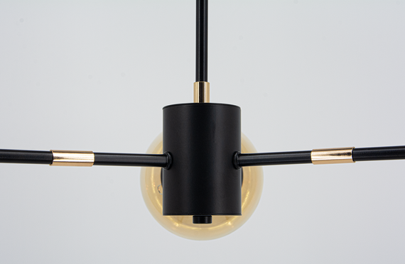 Żyrandol Elem Gaja 8044/3 BL TR