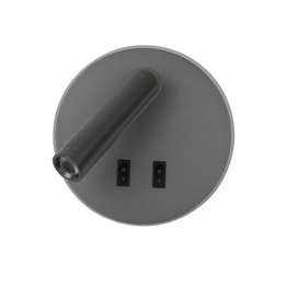 Italux WL-53742-1-GR Lampa ścienna Furla