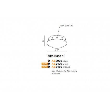 Lampa wisząca złota Azzardo Ziko AZ3460+6xAZ3115+6xAZ3554