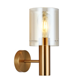 Lampa Ścienna Italux Sardo Wl-5581-1A-Bro+Amb