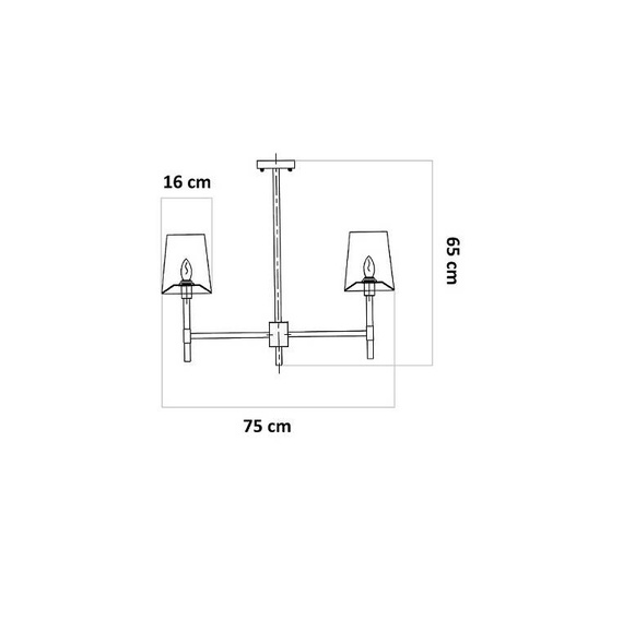 Żyrandol Berella Light Kampo 6 BL5423
