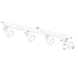 Lampa Sufitowa Argon Lenora 1800