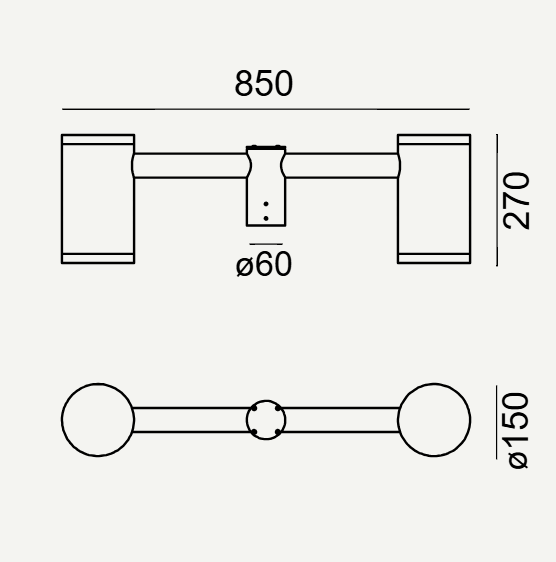 Norlys Lampa stojąca zewnętrzna  Mora 6466BL