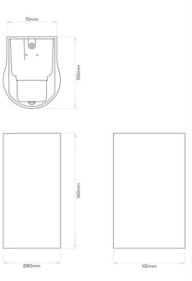 Kinkiet Astro Dunbar 1384004