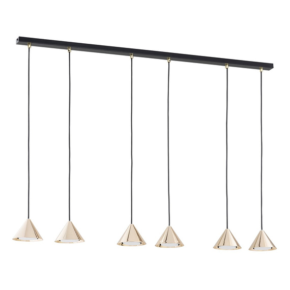 Lampa Wisząca Emibig Elit 6 Bl Gold (1329/6)