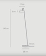 Lampa Podłogowa Nordlux Versale 2220064003