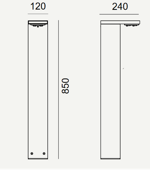 Lampa stojąca zewnętrzna Norlys 2935GR Skara