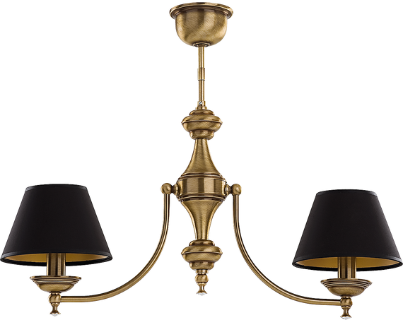 Żyrandol Kutek San Marino SAN-ZW-2(P/A)CR Patyna