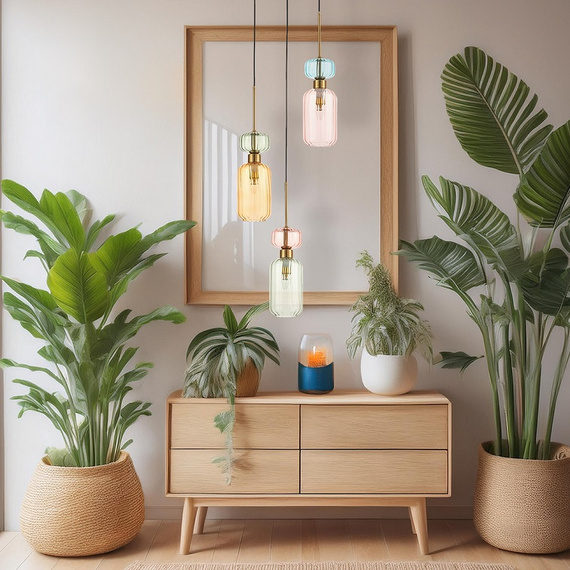Lampa Wisząca Milagro Molly ML1825 klosze multikolor