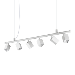 Żyrandol Ideal Lux Dynamite Sp6 Square Bianco 367460