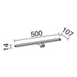 Kinkiet 970B-L0208B-32 Novolux Blizzard Do łazienki