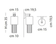 Faro LP 6/302 A Lampa Ścienna Sillux 