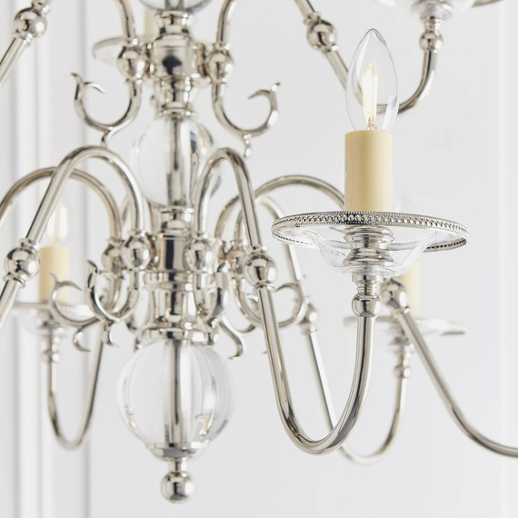 Interiors CA20P9N Lampa wisząca Tilburg 9 Polerowany Nikiel