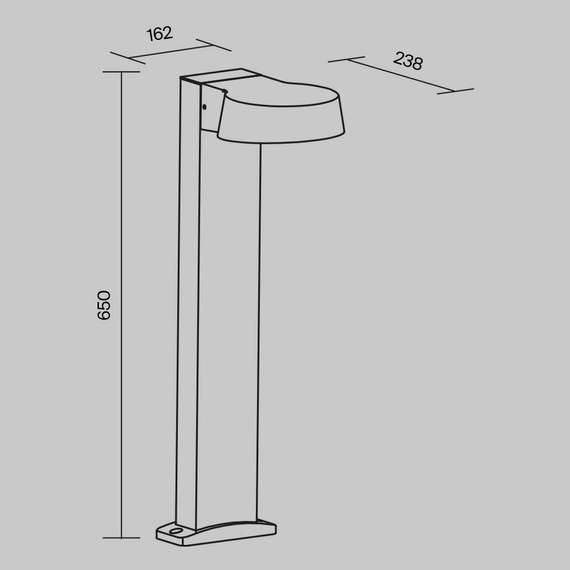 Maytoni Share O443FL-L12GF3K Lampa stojąca zewnętrzna