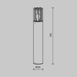 Lampa ogrodowa Barrel grafitowy O453FL-01GF Maytoni