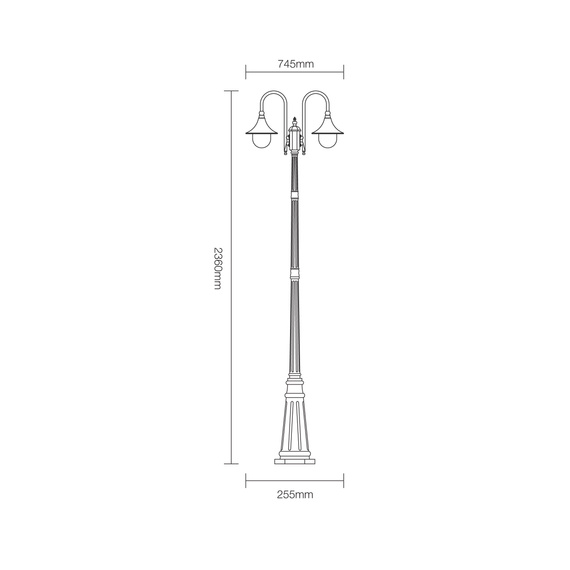 Lampa Stojąca Zewnętrzna TK Lighting Talez 6981