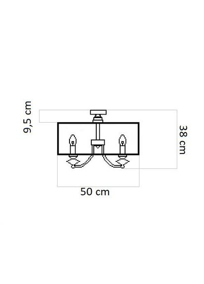 Plafoniera Berella Light Adozo PL5 BL5350 złota