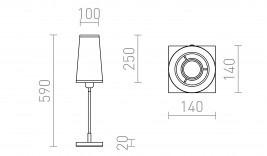 Lampa stołowa Redlux Lulu R12464