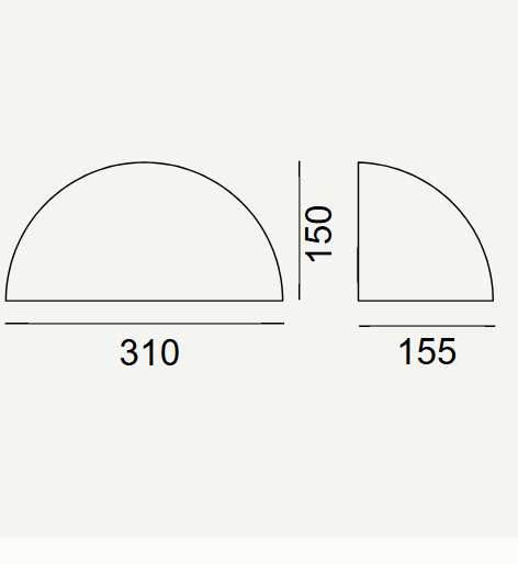 Norlys Lampa ścienna zewnętrzna 510GR Halden