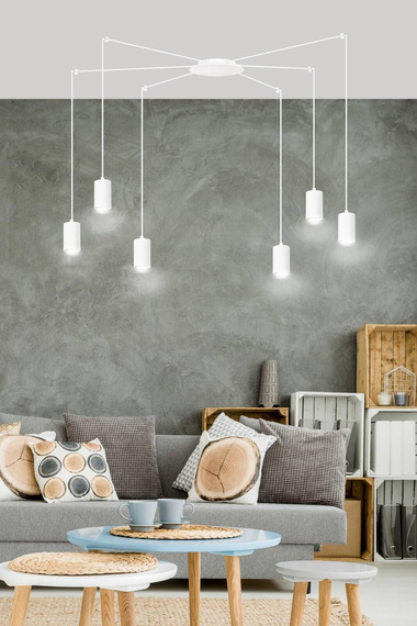 Zwis TRAKER 6 WH/WHITE biały (525/6) - Emibig