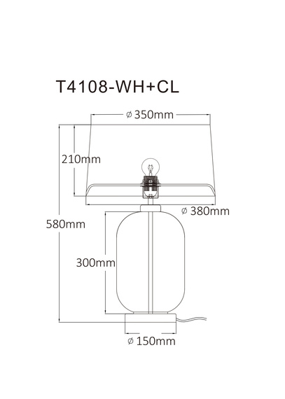 Lampa Biurkowa Zuma Line Vaze 003064-034700