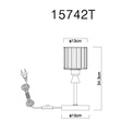 Globo Lighting Lampka nocna 15742T Jordana