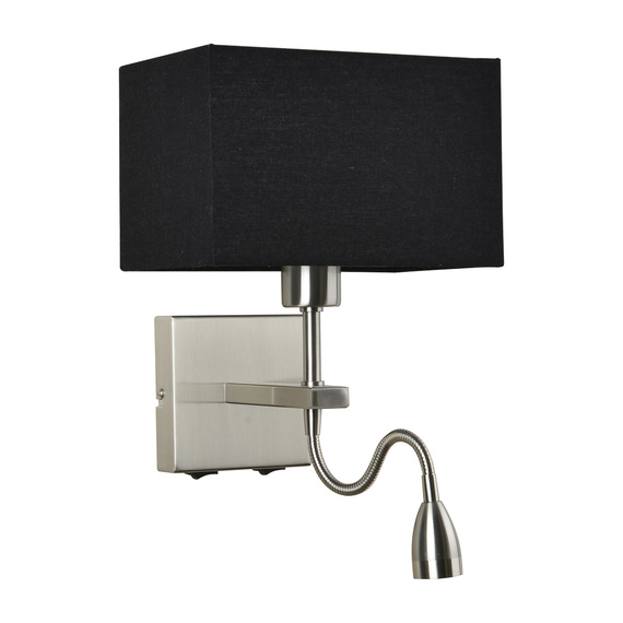 Lampa Ścienna Italux Norte WL-1122-2-BL-SN-RC-BL