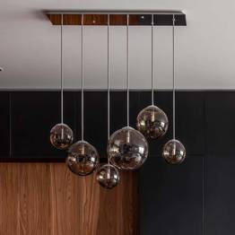 Lampa wisząca Vistosi Puppet PUPPETSPL6 FU/TR CR