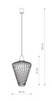 Lampa wisząca 8857 Nowodvorski Wave L 