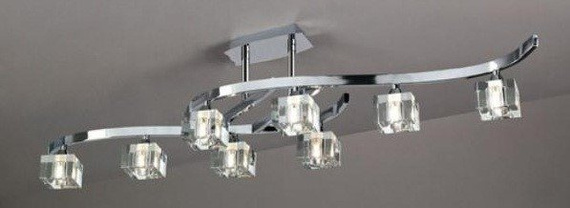 Plafon Mantra Cuadrax Nickel 1111