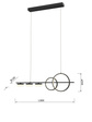 Lampa Wisząca Wofi Messina 7030-502