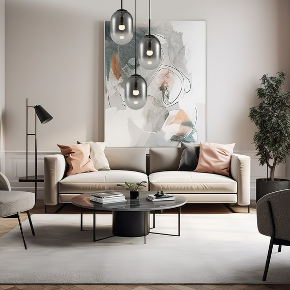 Lampa Wisząca Milagro Alias ML0320 Czarna