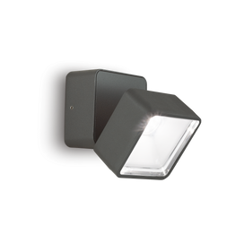 Kinkiet Zewnętrzny Ideal Lux Omega Ap Square Antracite 4000k 285511