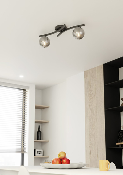 Lampa Sufitowa Emibig Opus 2 Bl Grafit (1391/2)